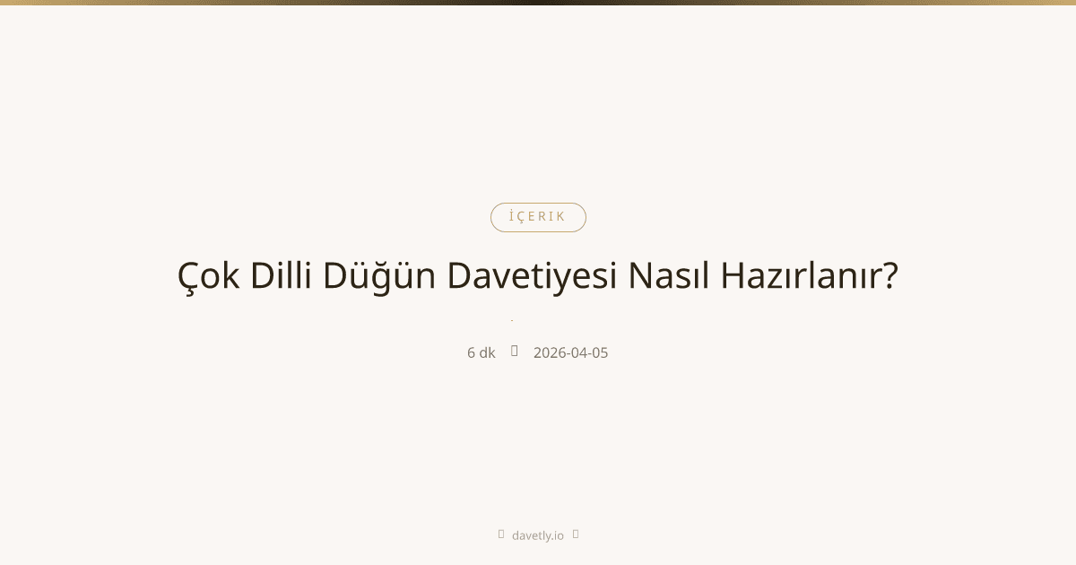 Çok dilli dijital düğün davetiyesi ekranları
