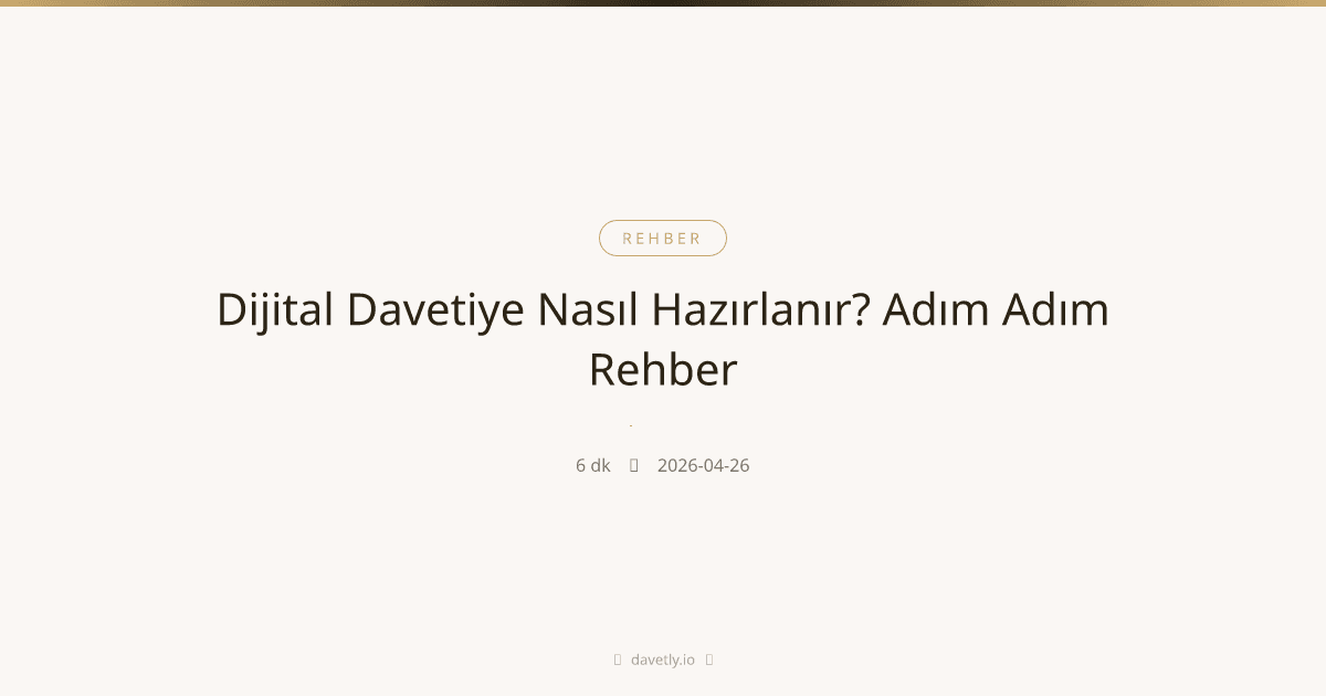 Telefon ekranında dijital düğün davetiyesi hazırlama masası
