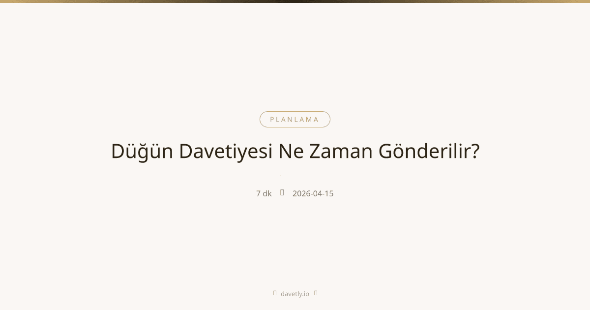 Takvim üzerinde düğün davetiyesi gönderim planı