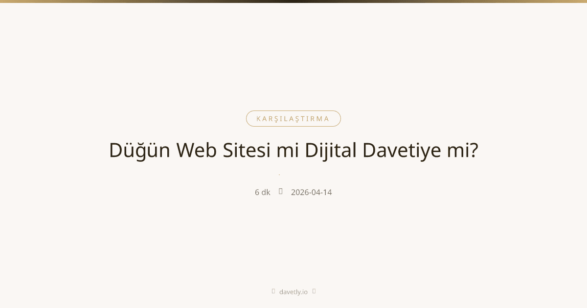 Düğün web sitesi ve dijital davetiye ekranları