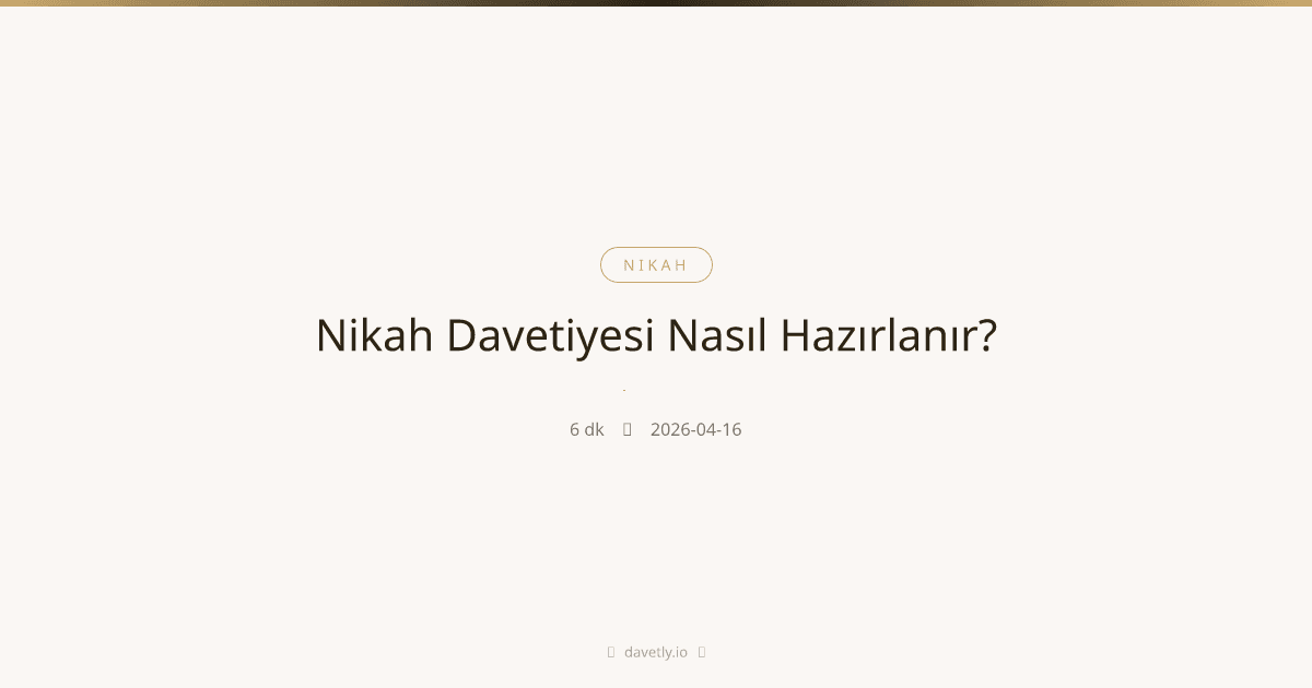 Sade nikah davetiyesi ve zarif çiçek aranjmanı